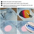 thumbnail image 3 of Uxcell Oval Iron-on Patches Elbow Knee Velvet Patches Kit for Repairing Pants Shirts Jackets Light Coffee 12 Pack, 3 of 6