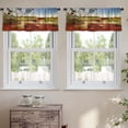 thumbnail image 2 of LALILO Kitchen Curtain Valance National Park Western Australia Rod Pocket Window Curtain 52"x 18" Set of 2, 2 of 7