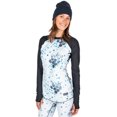 thumbnail image 1 of BLACKSTRAP Women's Pinnacle Crew Baselayer Top Poly Sky, S, 1 of 1