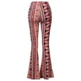 thumbnail image 3 of SSOULM Women's Stretchy Wide Leg High Waist Bell Bottom Flare Pants With Plus Size, 3 of 3