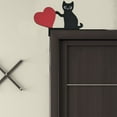 2025 Cute Heart Door Topper Over The Door Sign Metal Door Frame Corner