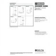 thumbnail image 2 of Delta Ceiling Mount Shower Arm & Flange in Chrome U4996, 2 of 2