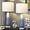 Blue-1, variant on 26" Coastal Table Lamps Set of 2, Modern Table Lamps with USB A+C Ports & AC Outlet, Touch Control Glass Bedside Nightstand Lamp with Night Light for Living Room Bedroom End Table Blue(Bulbs Included