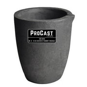 No. 8 - 10 Kg ProCast Foundry Clay Graphite Crucible With Pour Spout Cup Propane Furnace Torch Melting Casting Refining Gold Silver Copper Brass Aluminum - CRU-0018