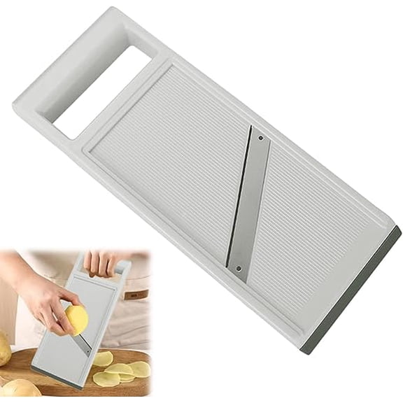 Mandoline Adjustable Handheld Mandoline Slicer , Mandoline Food Slicer for Potato Cucumber Onion Carrot Apple Lemon