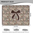 thumbnail image 7 of HUISEFOR Camo Bow Car Trunk Mat, All Weather Trunk Protection Cargo Liner Scratchproof Non-Slip Cars Accessories Universal Fit for Most Cars SUV, 7 of 7