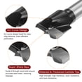 thumbnail image 3 of Uxcell 14mm (9/16") Tungsten Carbide Wood Hinge Hole Drilling Forstner Drill Bit, Black, 3 of 5