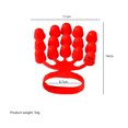 thumbnail image 3 of Fortalecedor de dedos Ejercitador de dedos portátil para rehabilitación Fitness (Rojo) Ehuebsd Libre de BPA, 3 of 6