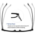 thumbnail image 4 of FEISEDY Trendy Cateye TR90 Blue Light Blocking Spring Hinges Computer Glasses Women B2676, 4 of 6