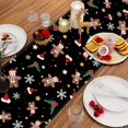 thumbnail image 5 of Christmas Table Runner Skeleton Snowflake Hat Stars Seasonal Winter Xmas Home Kitchen Dining Table Decorations Party Decor 13x72 Inch, 5 of 5