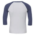 thumbnail image 2 of Canvas Mens 3/4 Sleeve Baseball T-Shirt, 2 of 3