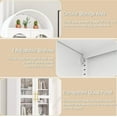 thumbnail image 4 of Adjustable Shelves and Magnetic Doors 73 Inch Tall Metal Arched Storage Cabinet Ideal for Kitchen or Display Usage, 4 of 10