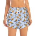 thumbnail image 2 of Goofa Cute Sloth Printed Women 2 in 1 Running Shorts,Quick Dry Athletic Workout Shorts,High Waisted Athletic Shorts with Liner Pockets-X-Large, 2 of 9