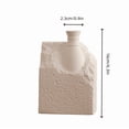 thumbnail image 2 of Ins style simple creative book file ceramic vase art ornaments premium feeling niche living room flower arrangement bookshelf decoration, 2 of 4
