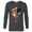 Charcoal Heather, variant on Marvel Fantastic Four Young - Long Sleeve T-Shirt for Men - Customized-White