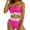 D448/Red, variant on Afdoent Bikini Sets For Women High Waisted Women Color Block Strapless Two Piece Swimsuits Ribbed Longline Full Coverage Bathing Suits Beach Swimwear