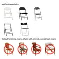 thumbnail image 5 of Chair Folding Chair Covers, Universal Fitted Chair Slipcovers for Wedding, Party, Banquet, Holidays, Celebration light pink, 5 of 5