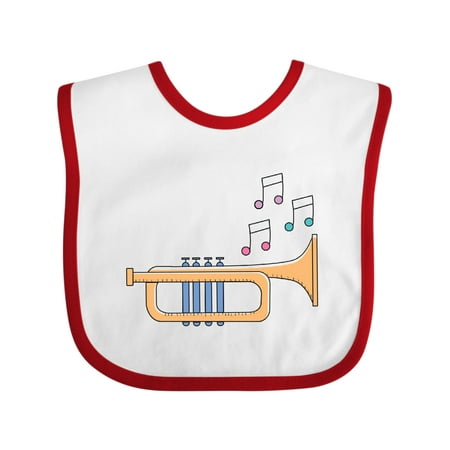 

Inktastic Trumpet Marching Band Musician Gift Gift Baby Boy or Baby Girl Bib