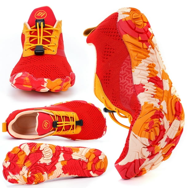 Zapatos Fitness Ligeros Antideslizantes para Al Aire Libre (45) Aqua Red