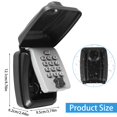 thumbnail image 4 of MesaSe Key Lock Box  Wall Mounted Key Storage Box with 9-Digit Keyboard Resettable Code Portable Weatherproof Outside Key Storage Lockboxfor Home  Office, 4 of 9