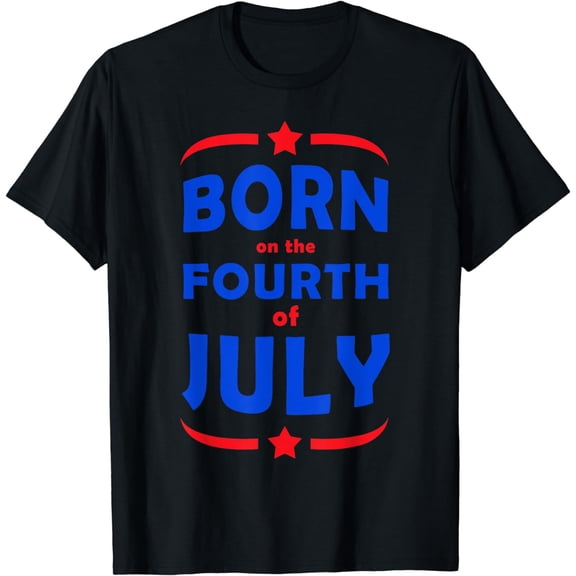 Born on the 4th of July Day Independence 14th of July T-Shirt