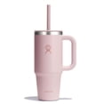 thumbnail image 1 of Vaso hidro de viaje con asa, tapa y pajita, 700 ml, color rosa, 1 of 7