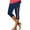 Navy, variant on Mesh Yoga Pant for Women High Waisted Running Workout Capris Lightweight Stretch Gym Leggings Gray XXL