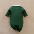 thumbnail image 5 of Vedolay Little Baby Girl Clothes Romper Jumpsuit Bodysuit Fall Winter Clothes Set Green,90, 5 of 5