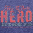 thumbnail image 3 of CafePress - Stay At Home Hero T Shirt - Womens Tri-blend T-Shirt, 3 of 4