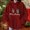 Red, variant on Babysbule Christmas Shirts for Women Women Casual Fashion Printed Pullover Long-Sleeved Sweater Tops Fashion