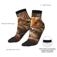 thumbnail image 6 of Pofeuu Modern Floral Guinea Pig Print 30cm Socks, Adult Running Hiking Socks for Youth and Adult, 6 of 7