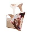 thumbnail image 3 of New Women Hearts Collection Ella-2 PU Ankle Strap Paint Splatter Platform Sandal, 3 of 5