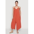 thumbnail image 2 of Womens Cropped Wide Leg Jumpsuit, 2 of 4