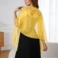 thumbnail image 1 of Elegant Lace Shawl Wrap for Weddings and Formal Occasions Sophisticated Evening Accessory for Bridesmaids and Guests Timeless Knitwork Shawl with Intricate Design, 1 of 4