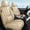 beige_, variant on 1995 Car Seat Cover for Subaru Legacy Brighton, Beige Car Seat Covers, Faux Leather, Front two seats, With Lumbar Support, Non-slip, Beautify the Interior of Old Cars