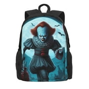 Kid Pennywise School Backpack Bookbag Daypack School Bag For Teens Boys Girls