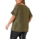 thumbnail image 3 of Blusas de lentejuelas para mujeres de tallas grandes, con hombros al aire, de manga corta, camiseta brillante para fiestas, blusa sexy 3X dorada, 3 of 6