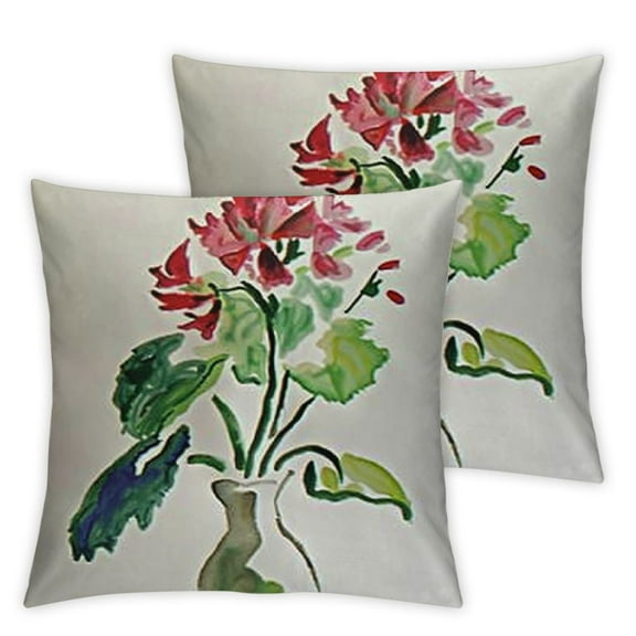Geranium Pillow,