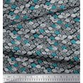 thumbnail image 2 of Soimoi Velvet Fabric Tribal African Decor Fabric Printed Yard 58 Inch Wide, 2 of 3