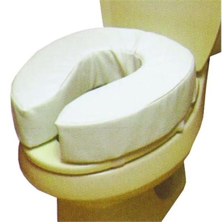 Rose HealthCare 1040 Padded Toilet Commode Cushion Soft Seat, 15.25" L