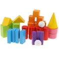 thumbnail image 2 of Sólidos Geométricos De Madera De 32 Piezas, Juguetes De Aprendizaje De Matemáticas, Herramienta De Enseñanza Escolar, 2 of 9