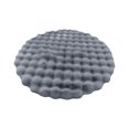 thumbnail image 1 of Feltree 70cm Round Velvet Entryway Rug, Non-Slip Polyester Floor Mat for Bedroom/Dorm, Machine-Washable Low-Pile Design in Neutral Tones, 1 of 7