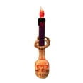 thumbnail image 2 of 2025 New Skull Candle Holder for Halloween Decoration Resin Gothic Skeleton Head Candlestick for Pillar Candle, Retro Spooky Desktop Tealight Cup for Christmas Home Office Party, 2 of 4