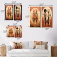 thumbnail image 4 of Designart "Alien Goddess Vintage Dreamscape V" Abstract Portraits Framed Wall Art Set Of 2 - Transitional Black Frame Gallery Set For Office Decor, 4 of 6