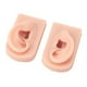 thumbnail image 4 of 1 par de modelos de orejas de silicona flexibles, suaves, reutilizables, modelo de perforación de silicona de piel humana simulada, color piel claro, 4 of 10