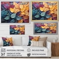 thumbnail image 4 of Designart "Colorful Leaves composition II" Modern Floater Framed Wall Art Print, 4 of 7