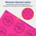 thumbnail image 5 of Avery Printable Round Labels, Neon Magenta, 2" Diameter, 240ct, 5 of 11