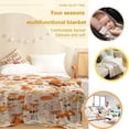 thumbnail image 6 of Yibo Cute Cat Blanket Flannel Soft and Comfortable Anti-static Bed Sofa Blanket, 6 of 9