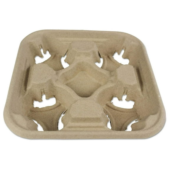 BWK4CUPCARRIER Four Cup Tray for 8 - 32 oz. Cups - (300/Carton)