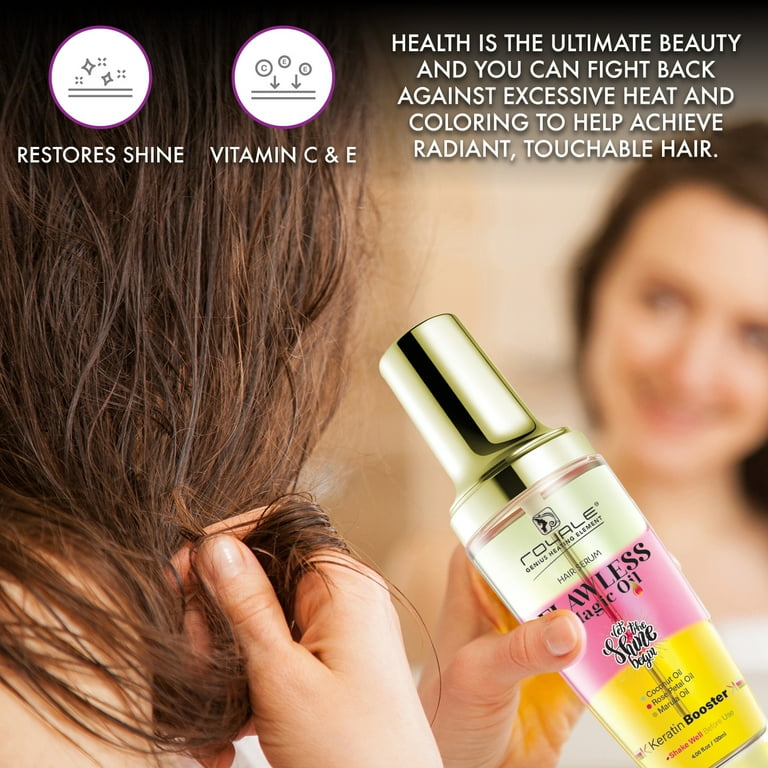 Flawless Magic Oil Hair Serum | Coconut Oil, Rose Petal Oil  display picture 3